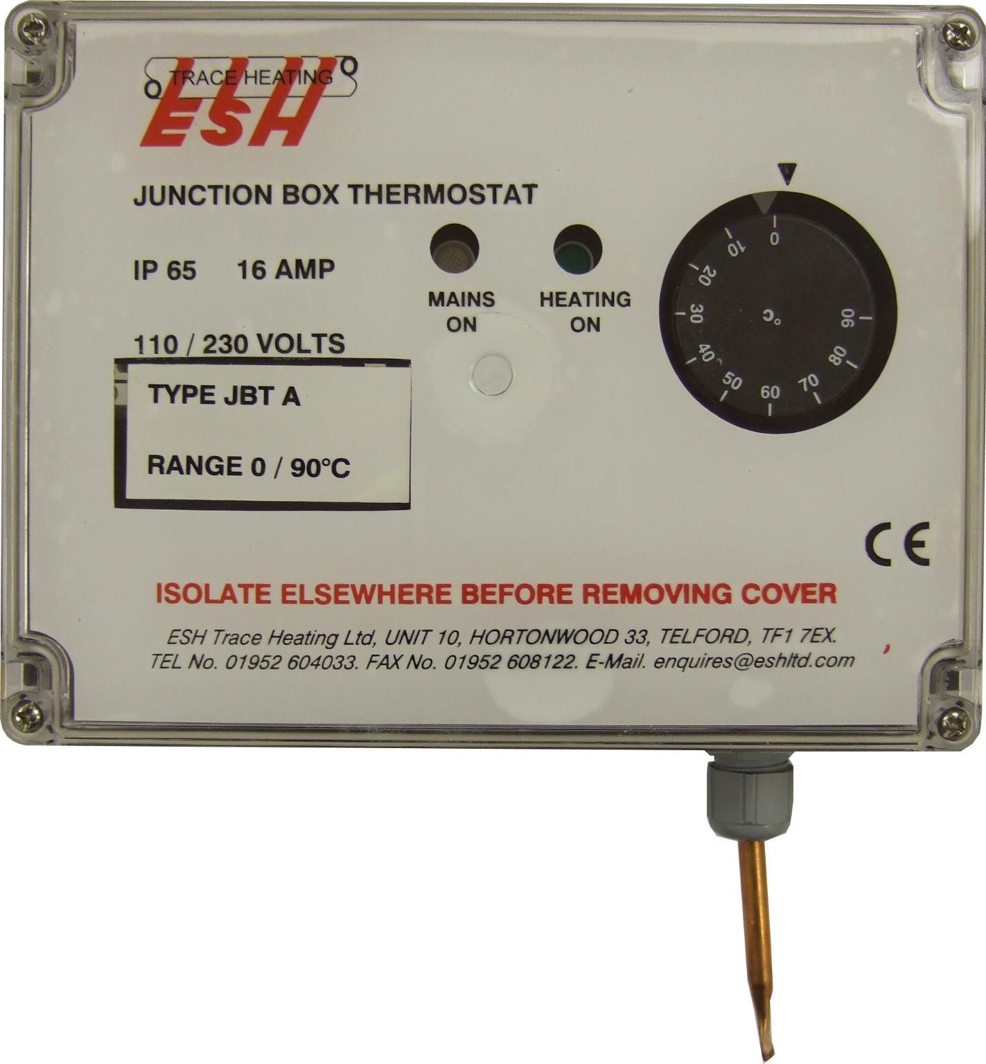 Our manufactured trace heating thermostats and temperature control units offer full control, sensing...